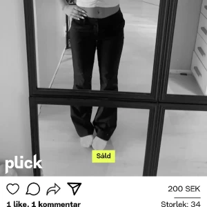 Kostymbyxor  - Köpte kostymbyxor från Plick men de var lite korta i bena. Finns fler bilder. 