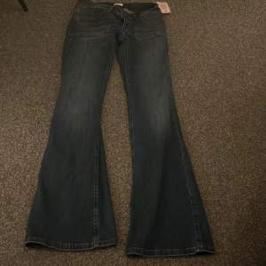 Säljer ett par jätte fina jeans från nelly, säljer dom då de blev fel färg. Aldrig andvända, och är i perfekt skick.