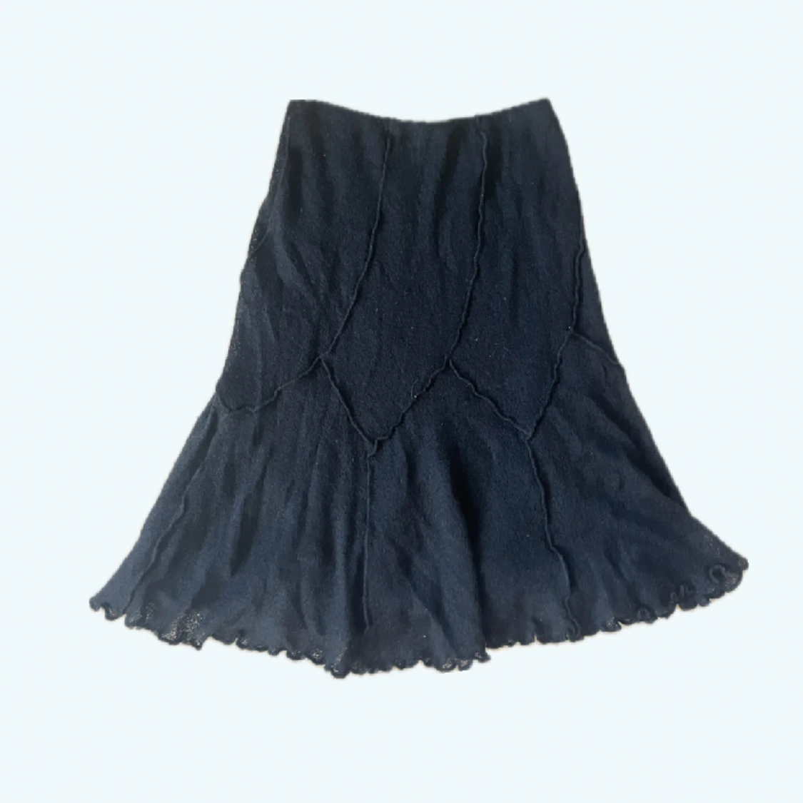 Stickad vintage kjol