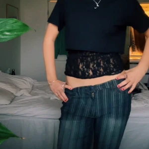 Spets topp - Svart spetstopp💕