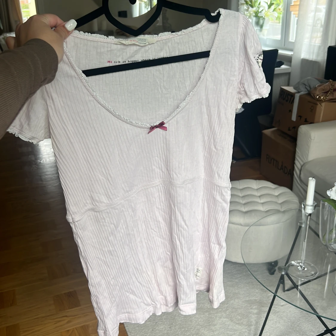 Ljusrosa topp oddmolly 