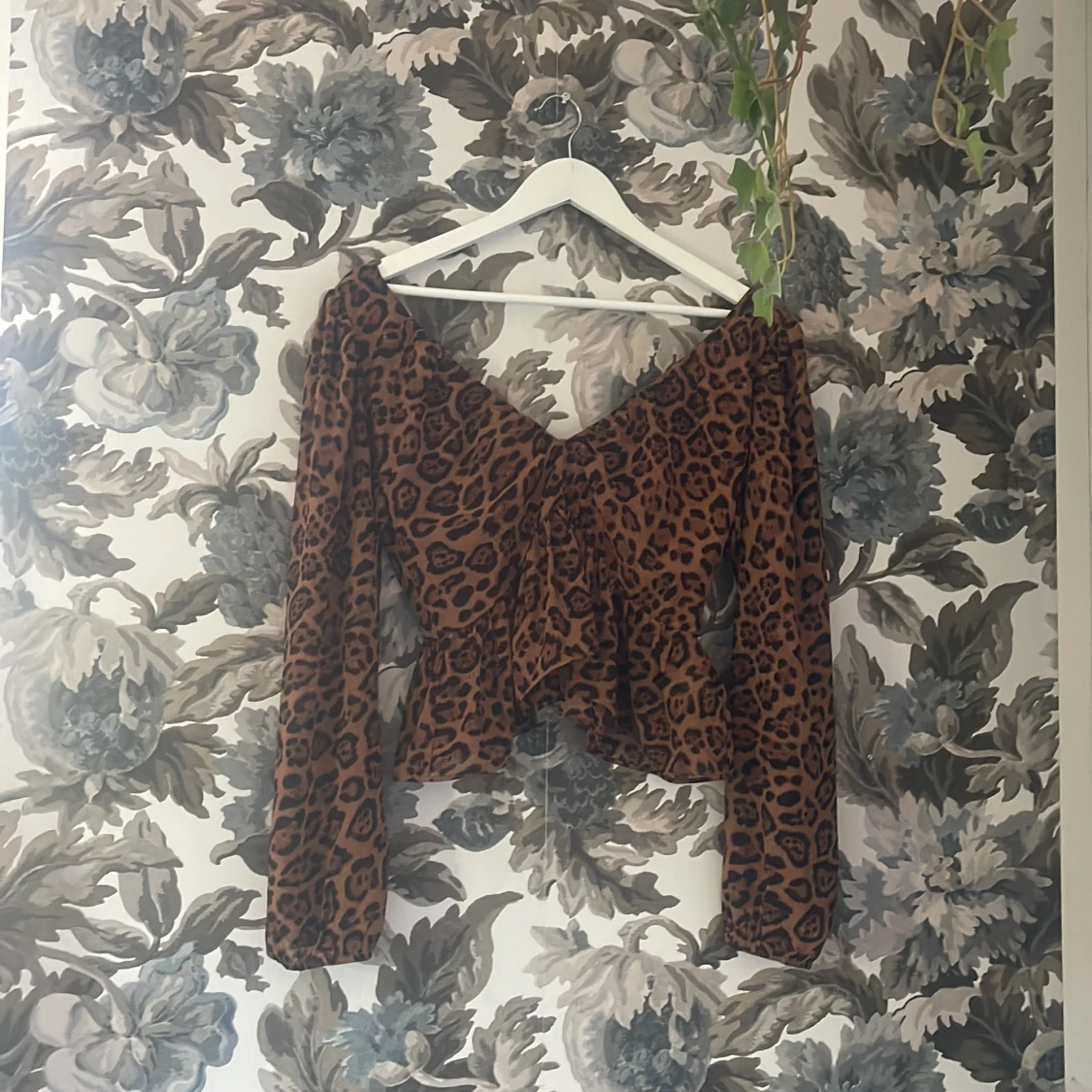 Leopard mönstrad blus 