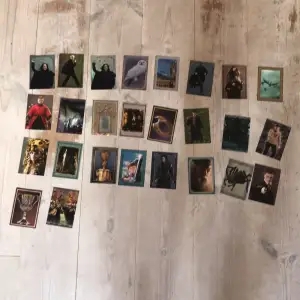 26 stucken harry potter samlarkort/photocards i fint skick!