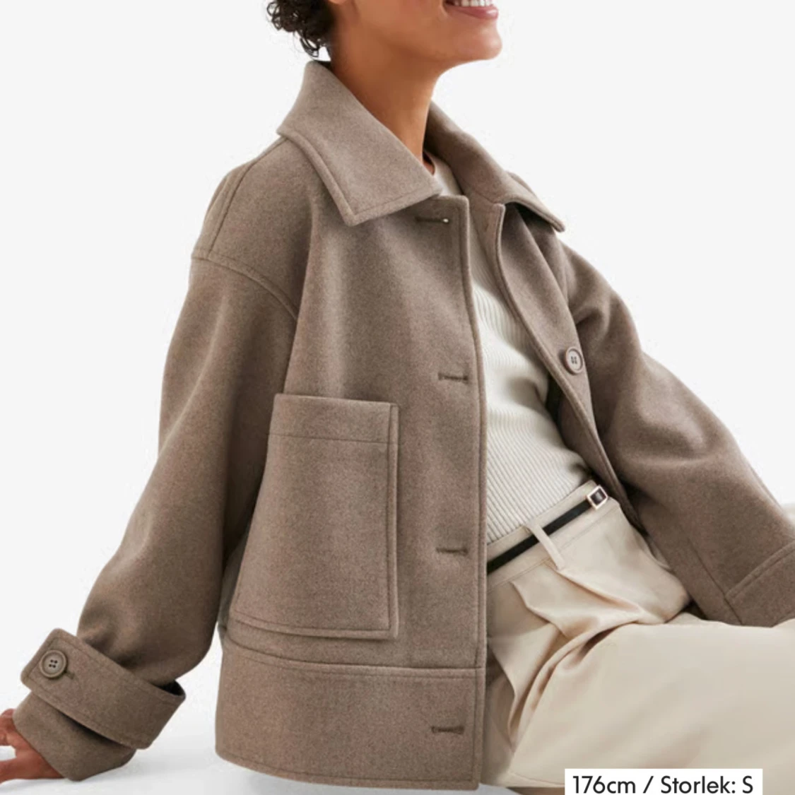 Beige/brun kappa - 90