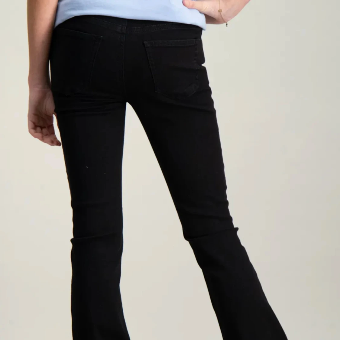 Svart Texas Low Flare Black - Tjej - 90