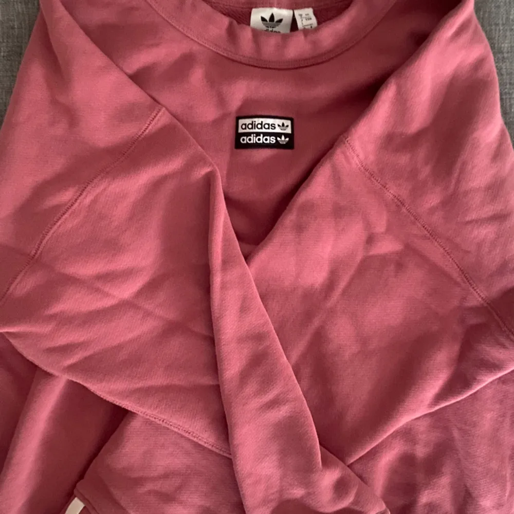 Clean rosa sweatshirt. Använd ett par gånger men inga defekter. Sitter som en S/M. Hoodies.
