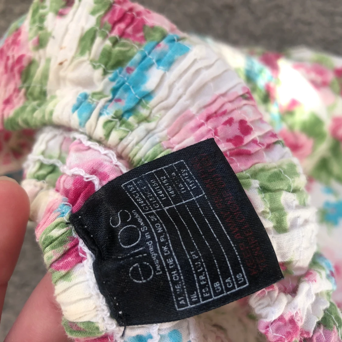 Mönstrad Långkjol  - 91