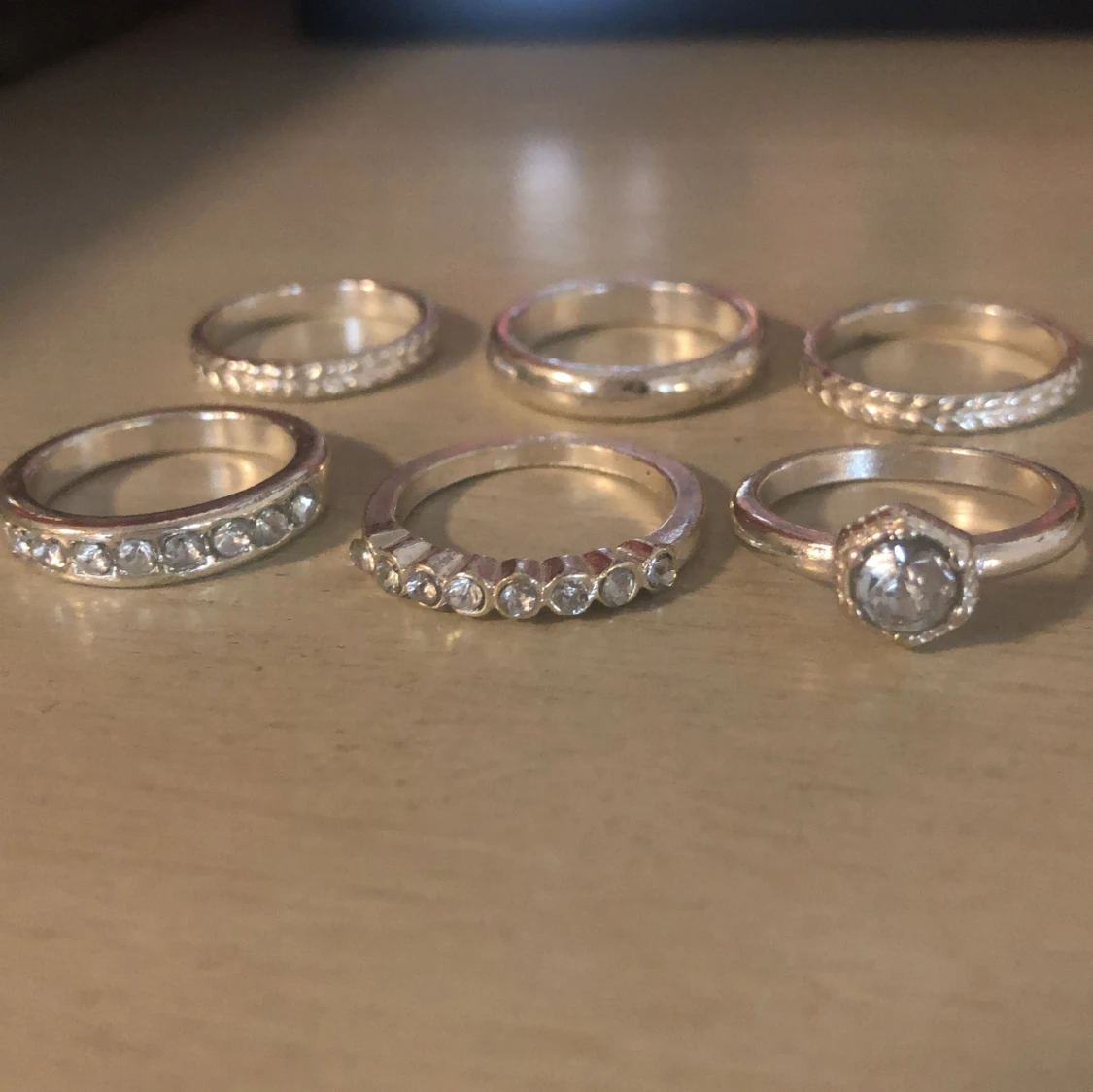 6 st nya ringar  - 90