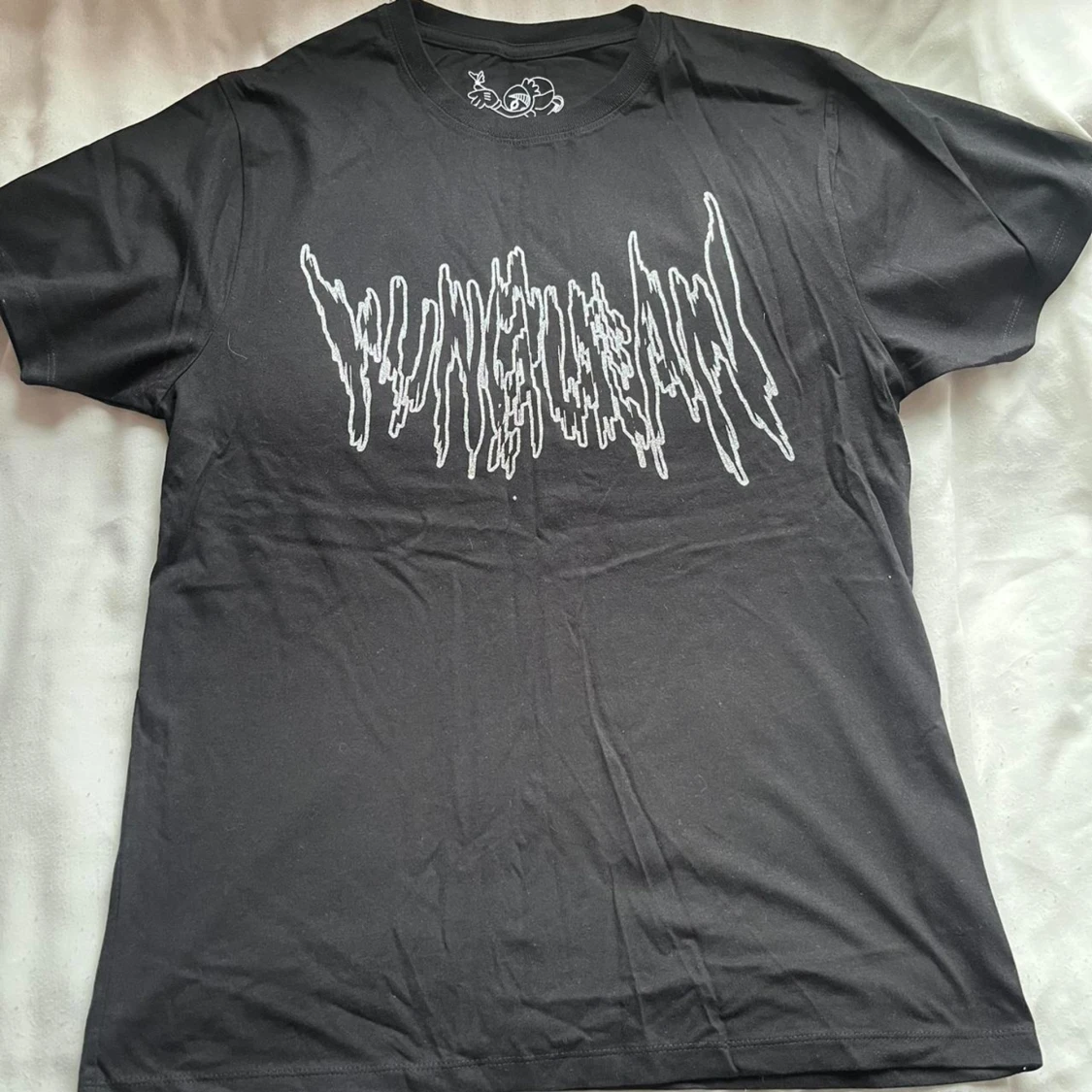 Yung lean metal logo glitter t-shirt