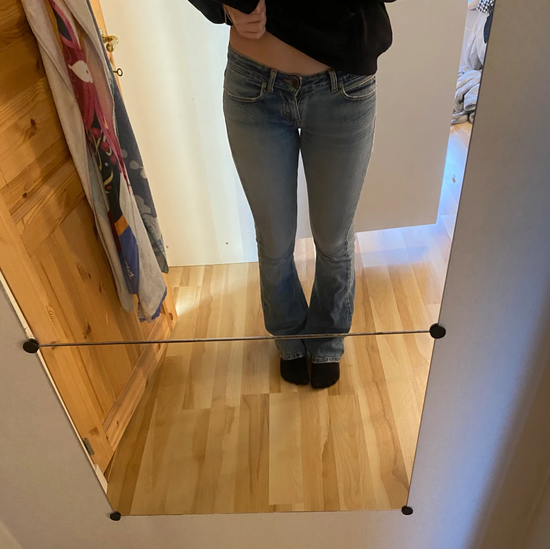 Lågmidjade jeans  - 90