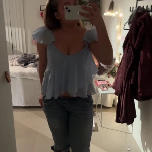 Blå topp - Aldrig andvänd, jättefin