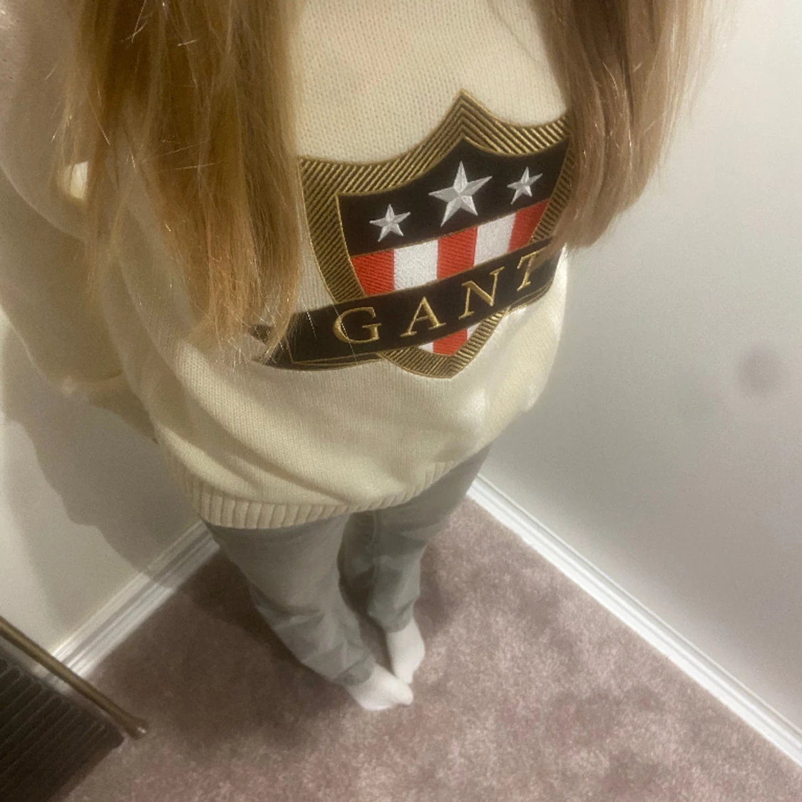 Gant tröja äkta stickad och skön perfekt för utekvällar och finresturanger osv🤍 - 91