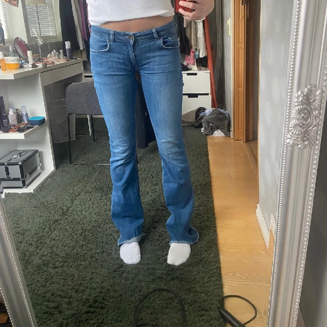 Lågmidjade jeans