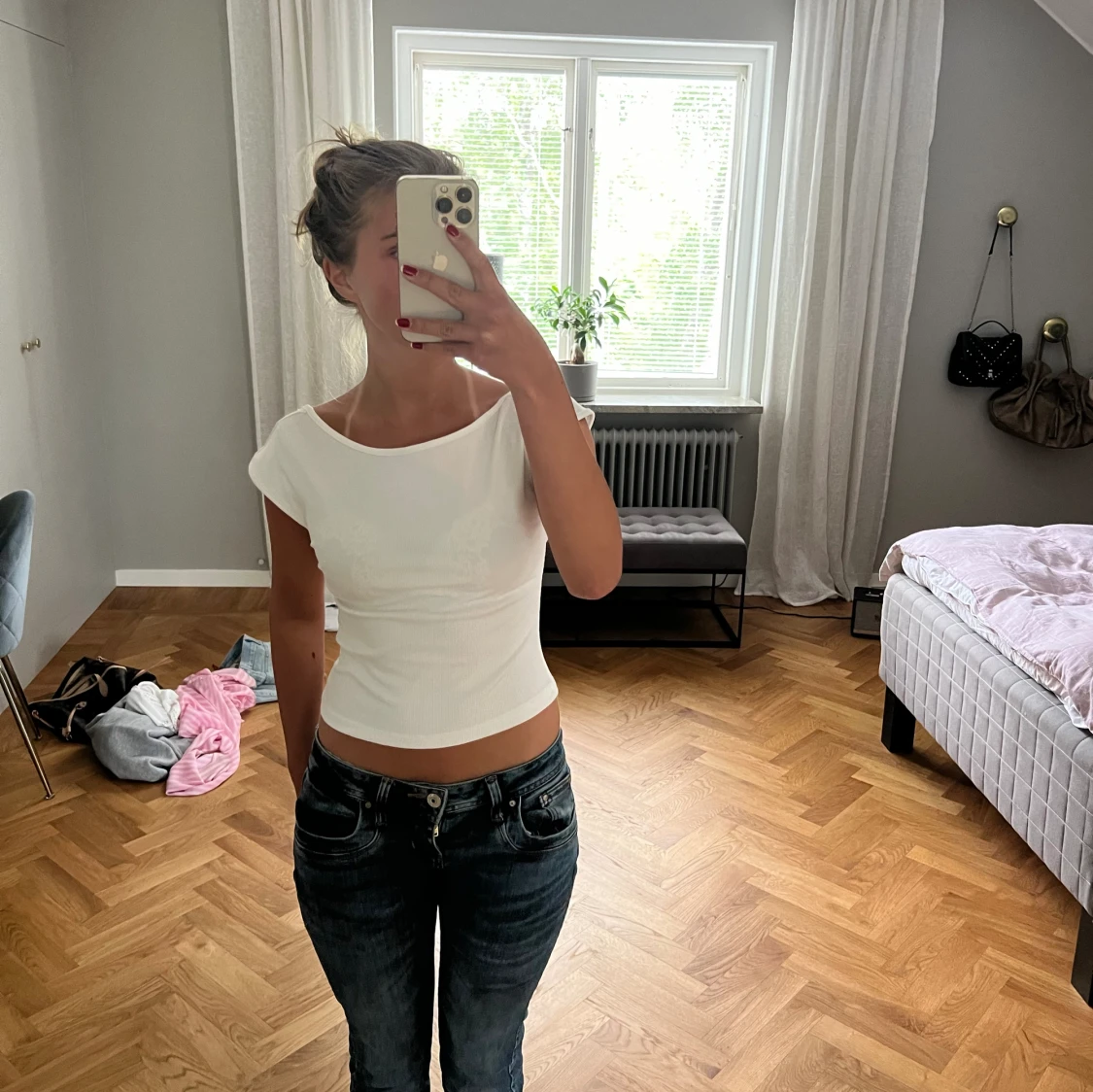 Topp med öppen rygg - 91