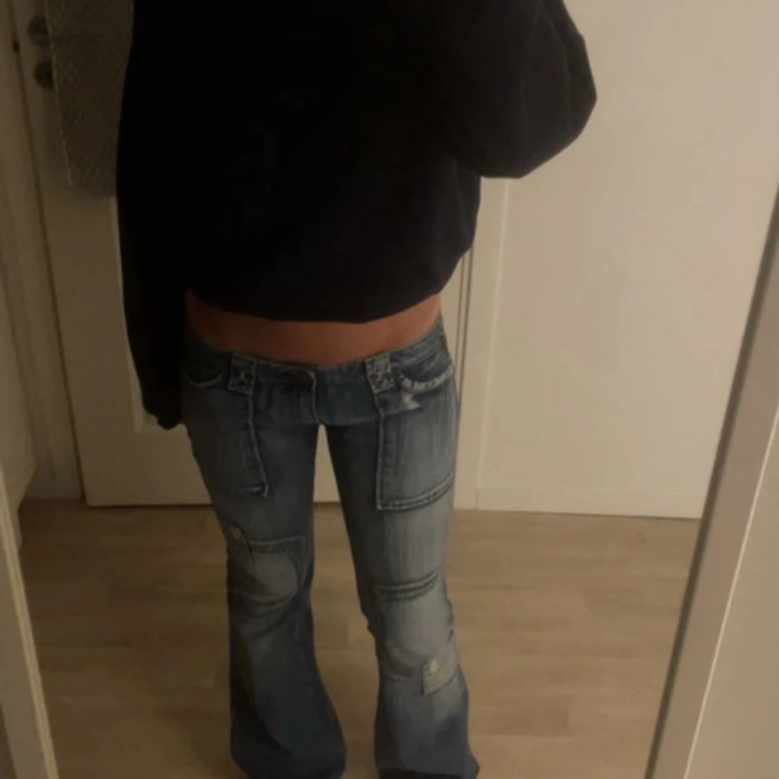 Lågmidjade jeans
