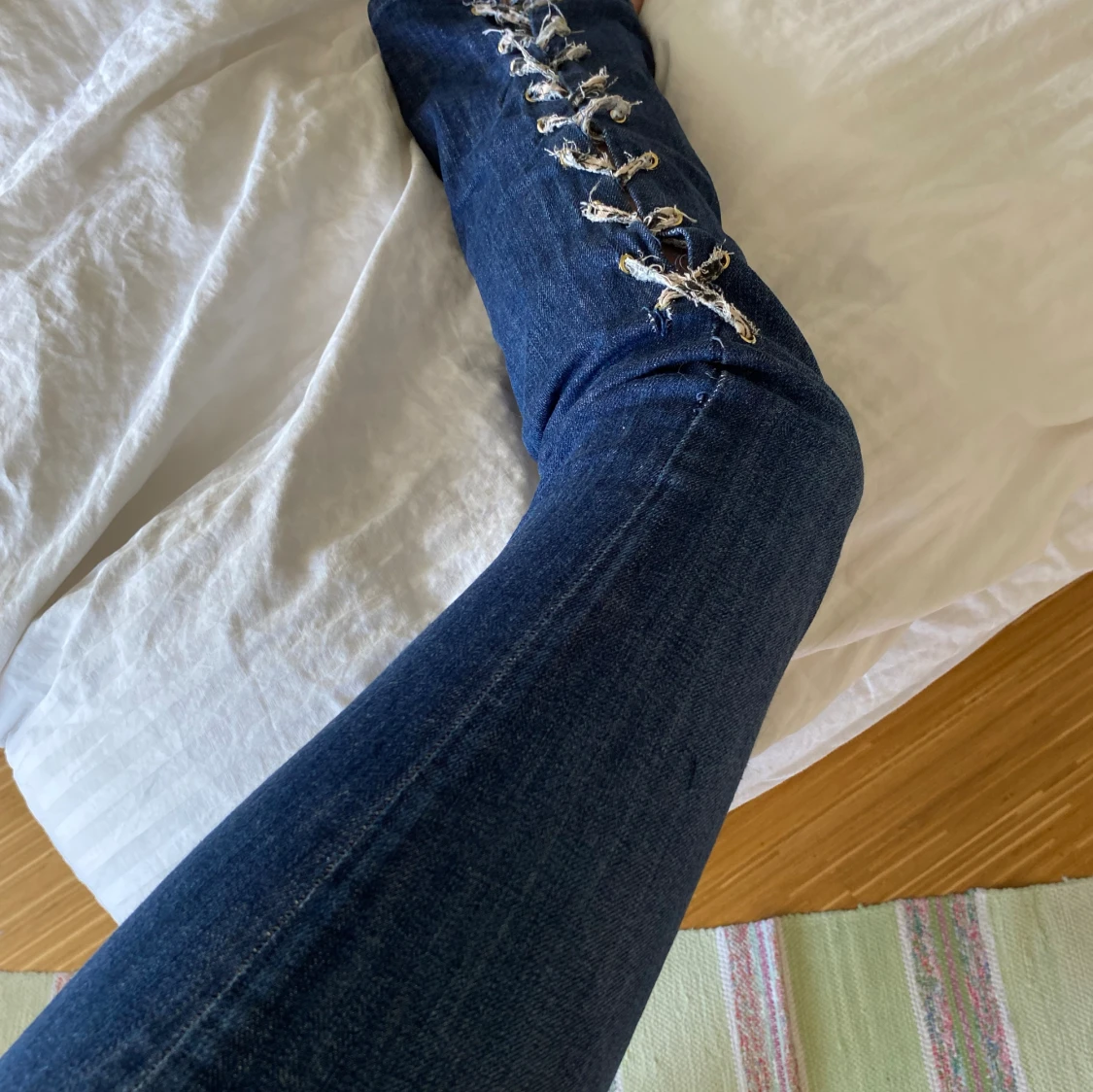 Omsydda gant low Waits straight jeans - 90