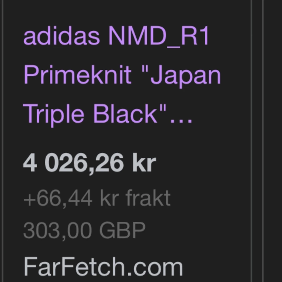 Adidas nmd r1(sällsynta) - 91