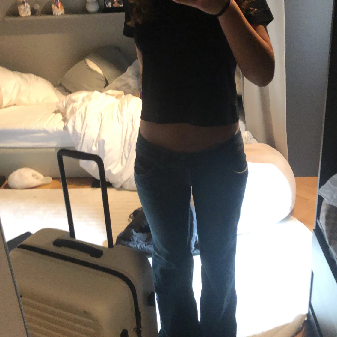 Lågmidjade jeans