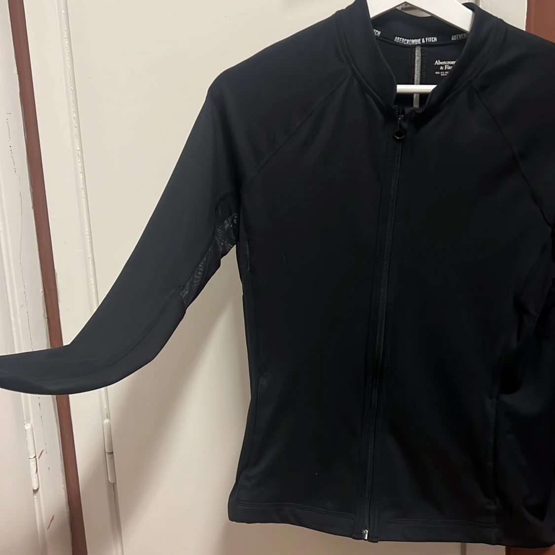 Abercrombie & Fitch tränings- tröja, kofta i storlek L.