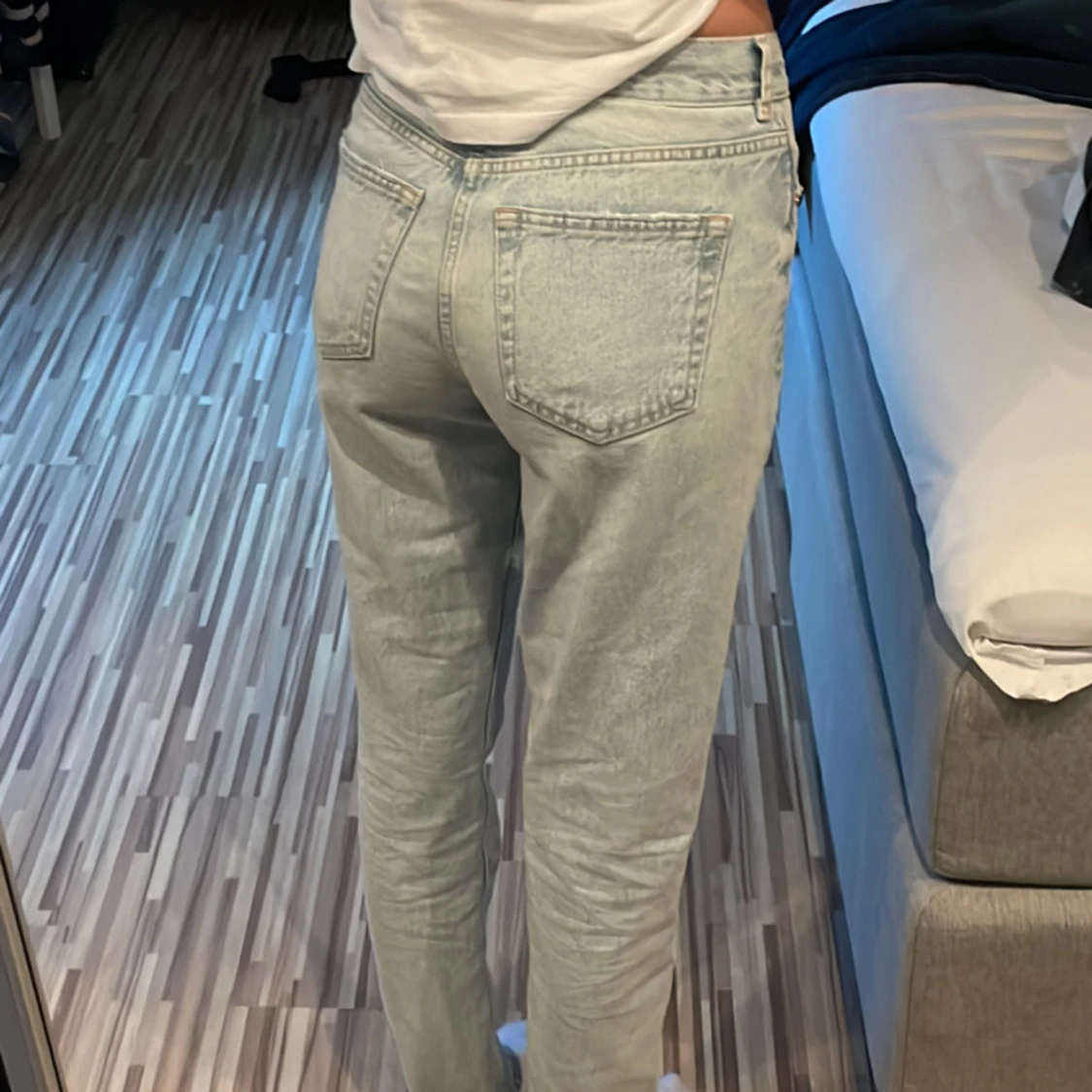 Ljusblå jeans  - 90