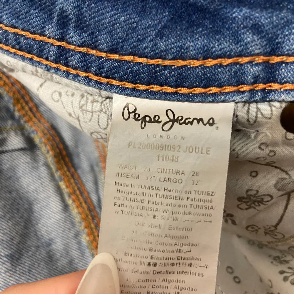 Lågmidjade jeans, ifrån PepeJeans, W28L32, kolla gärna in mina andra annonser❤️. Jeans & Byxor.
