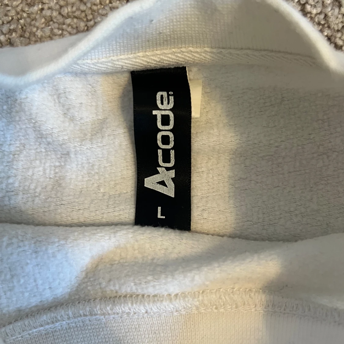  Sweatshirt vit  - 91