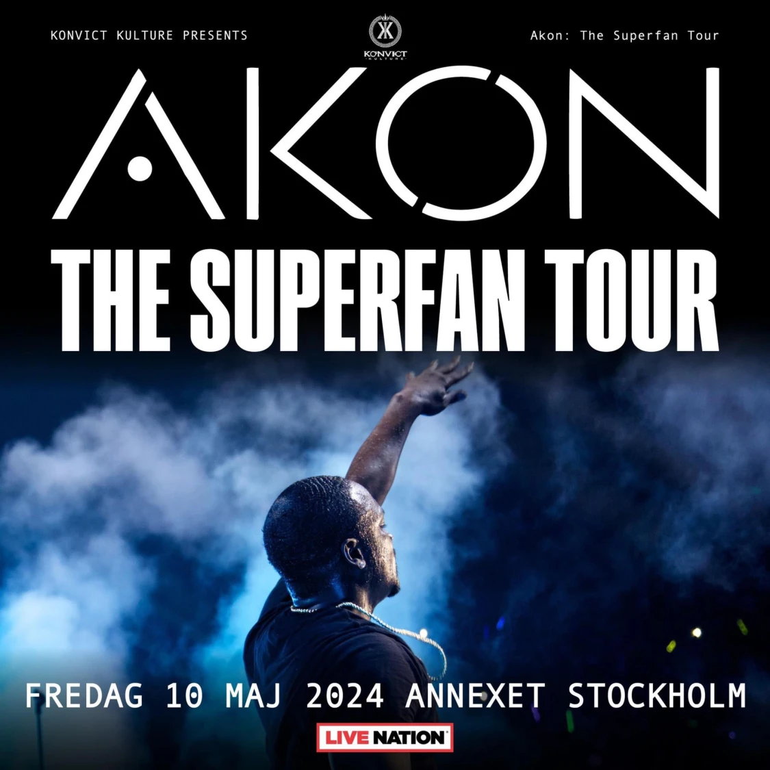 4 st Akon biljetter - 91