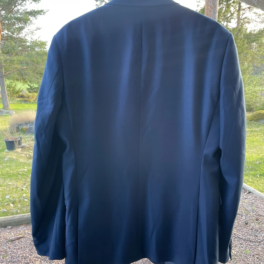 Marinblå kavaj  - 90