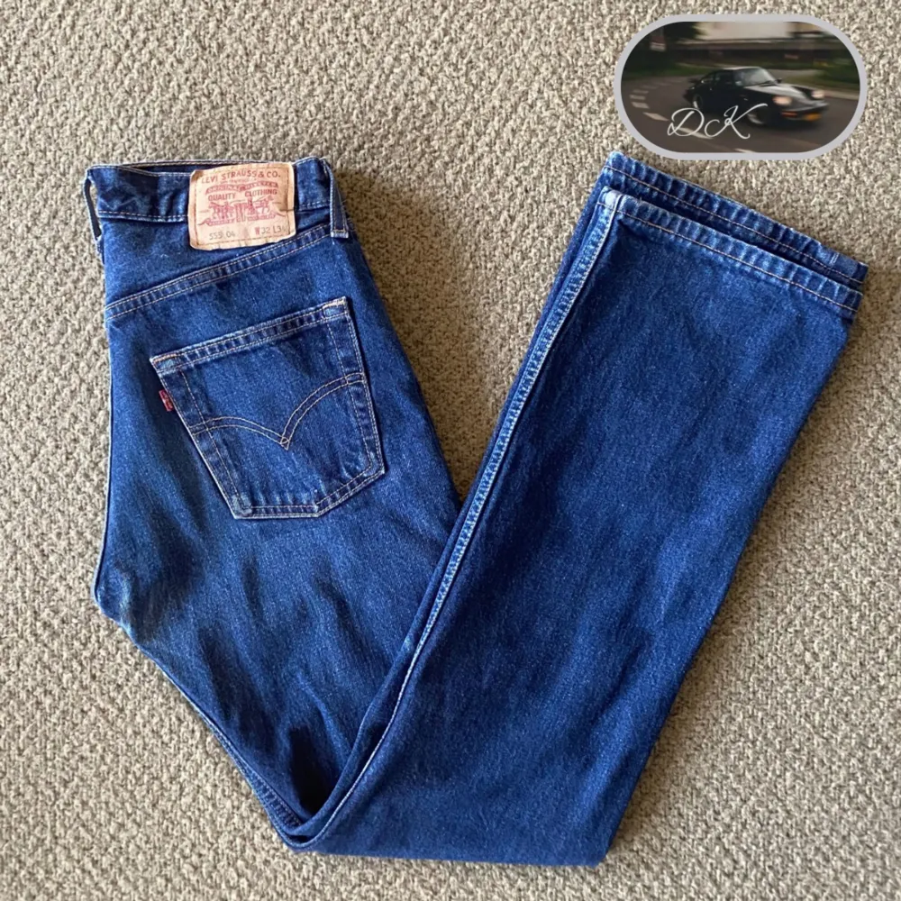Säljer ett par Levis jeans i storlek W32  L34 i bra skick. Det finns tecken på användning men inget som märks när man har på sig dem. Tveka inte på att höra av dig om du är intresserad👊🏼😁. Jeans & Byxor.