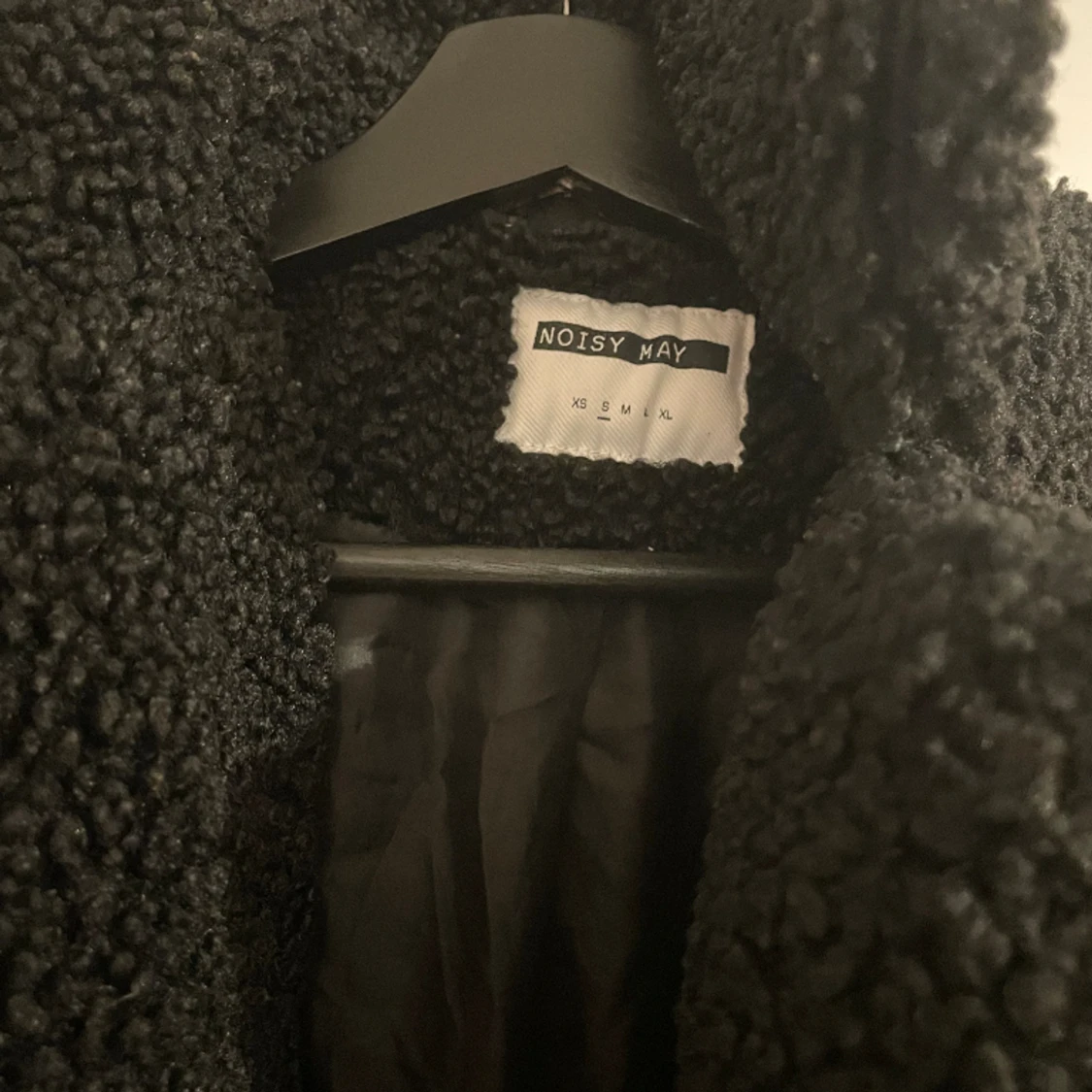 Svart Teddy Jacka - 90