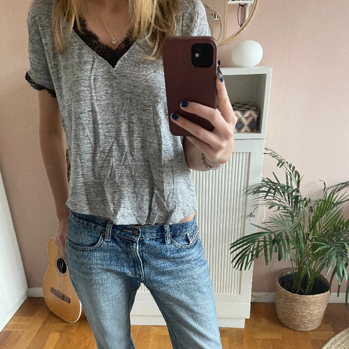 Grå spetstopp  - 91