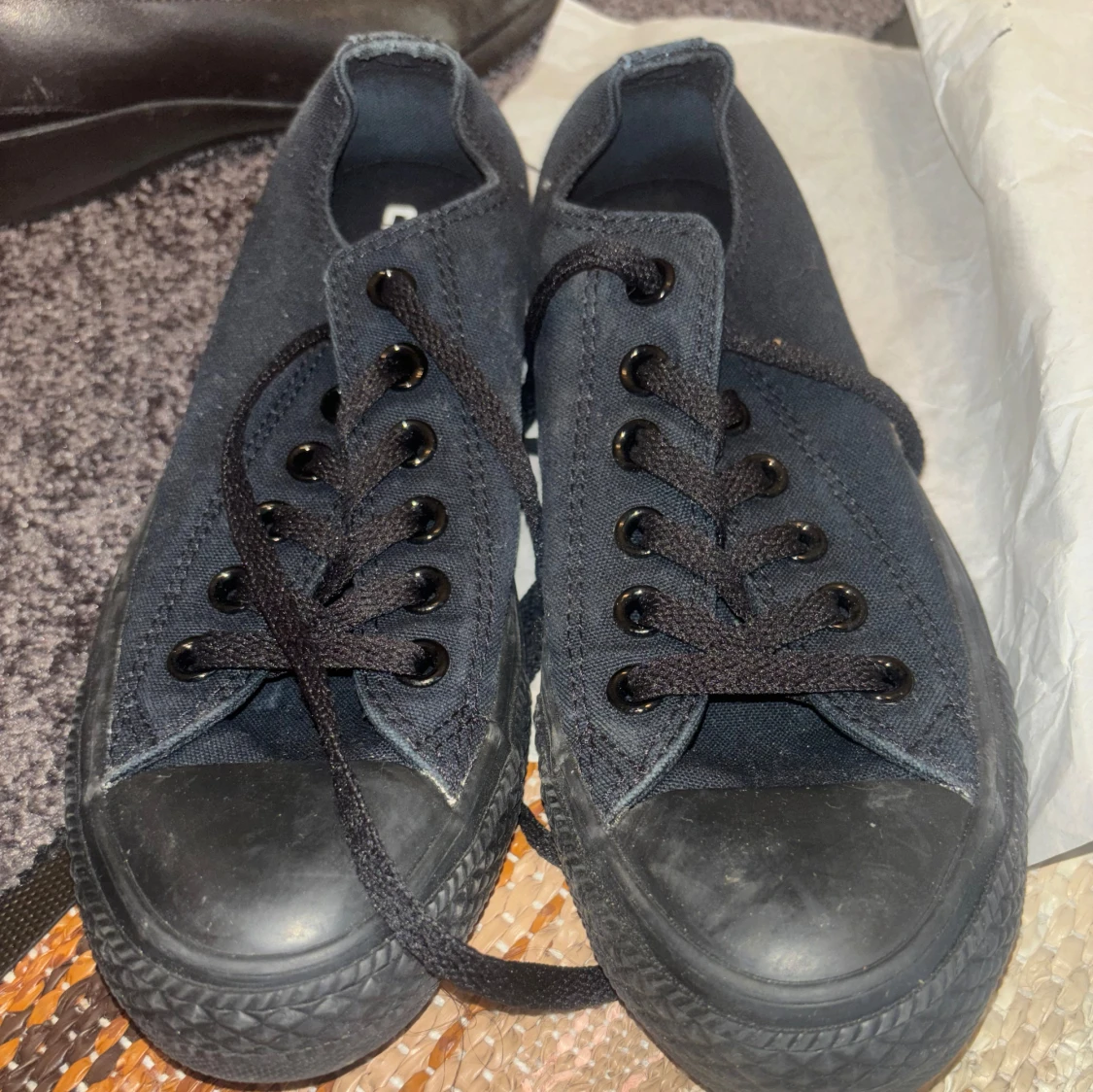 Helsvarta Converse - 90