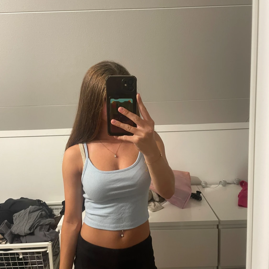 Flera ribbade linnen i olika färger - 91