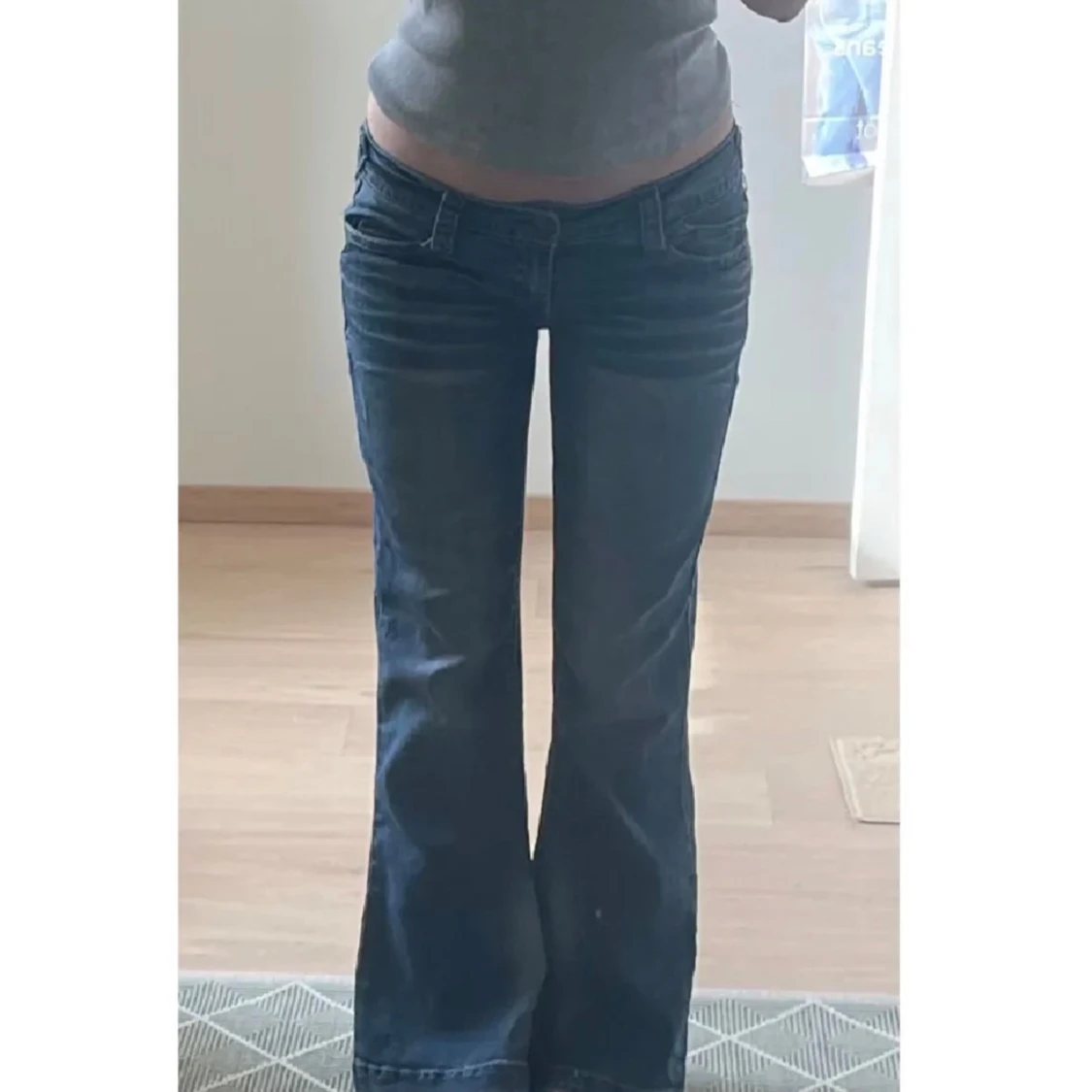 Lågmidjade jeans