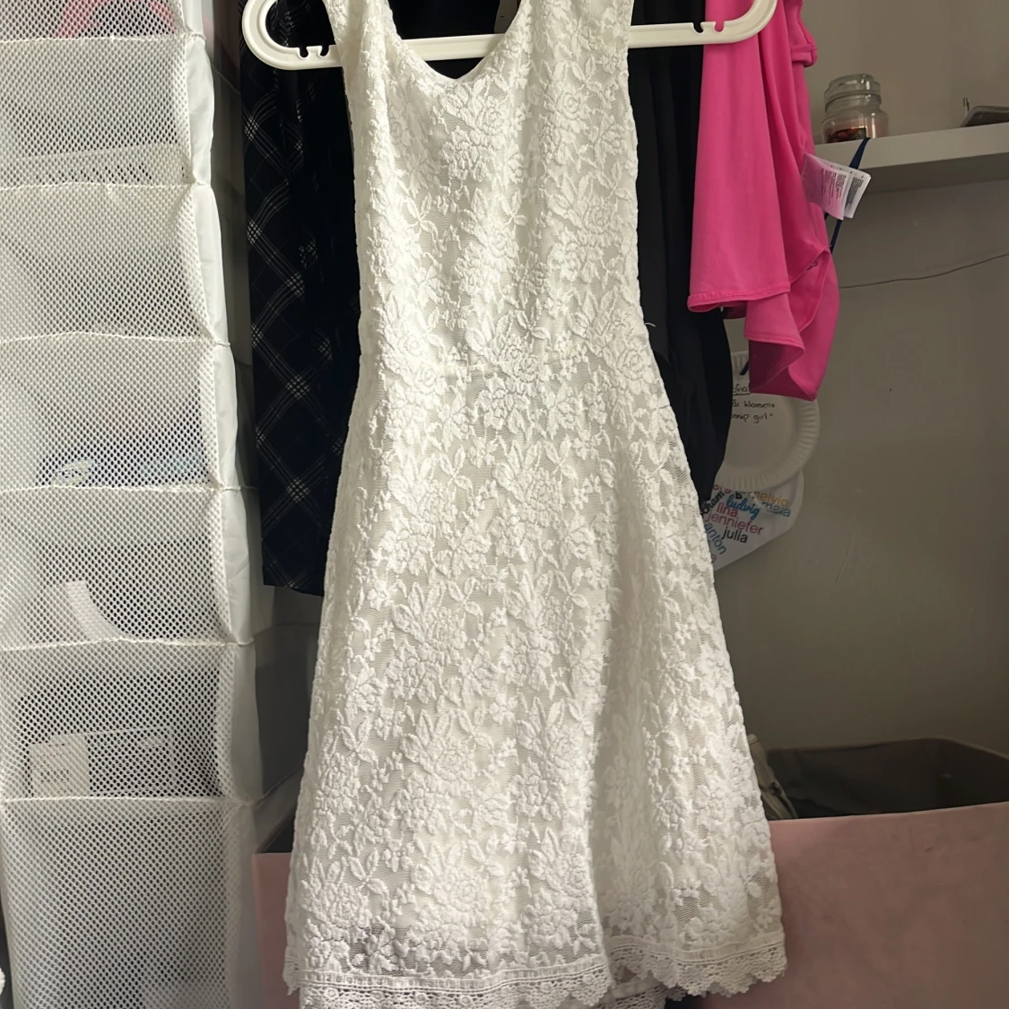 Vit klänning  - 90