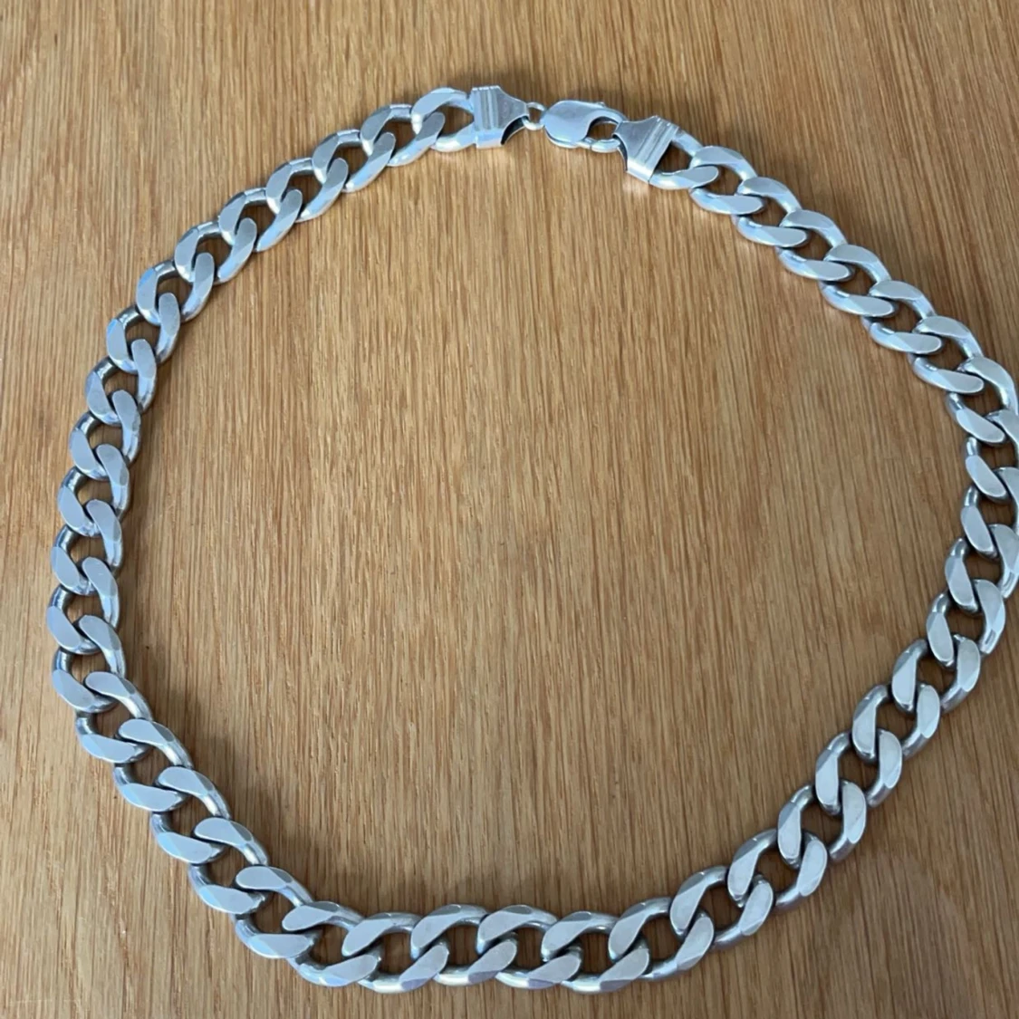 Silver kedja 12mm - 90