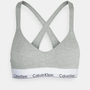 Calvin Klein BH - Grå Calvin Klein bh med push up. Klippte av lappen pga skav därav så är lappen avklippt och vet inte om den är äkta eller inte så har anpassat priset för det. Endast använt den 2 gånger.