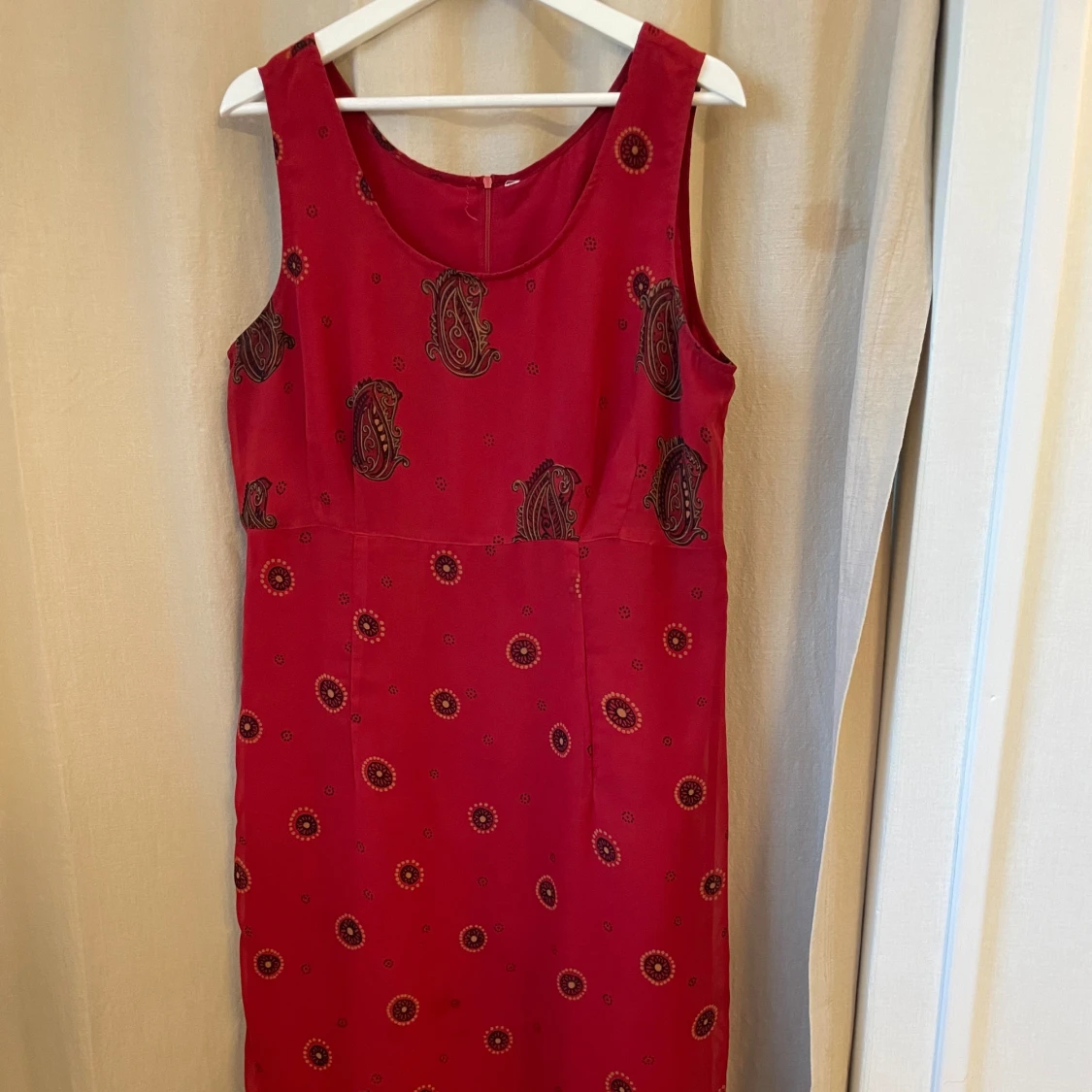 röd vintageklänning🍓 - 90