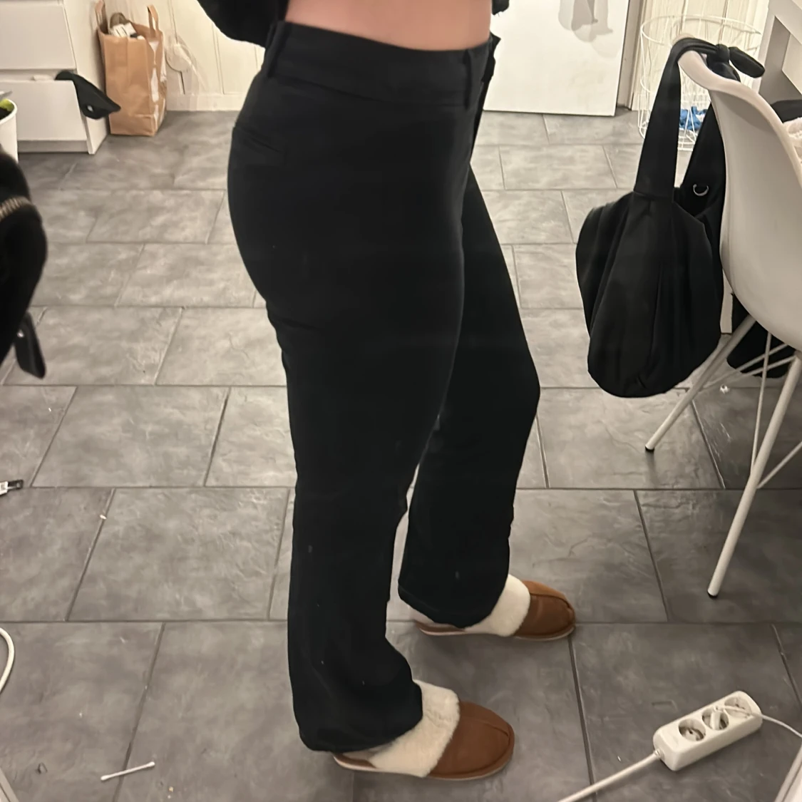 Lågmidajde kostymbyxor  - 90