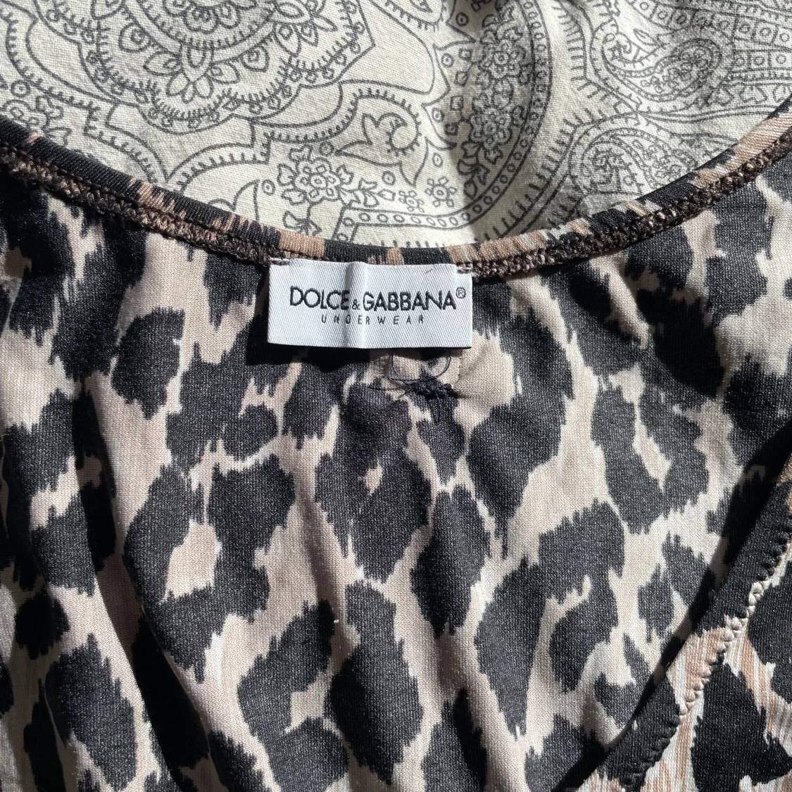 dolce and gabbana leopard linne - 91