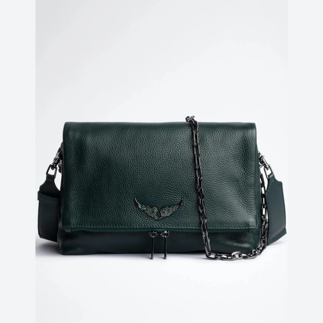 Grön väska från Zadig voltaire, modellen Rocky. 