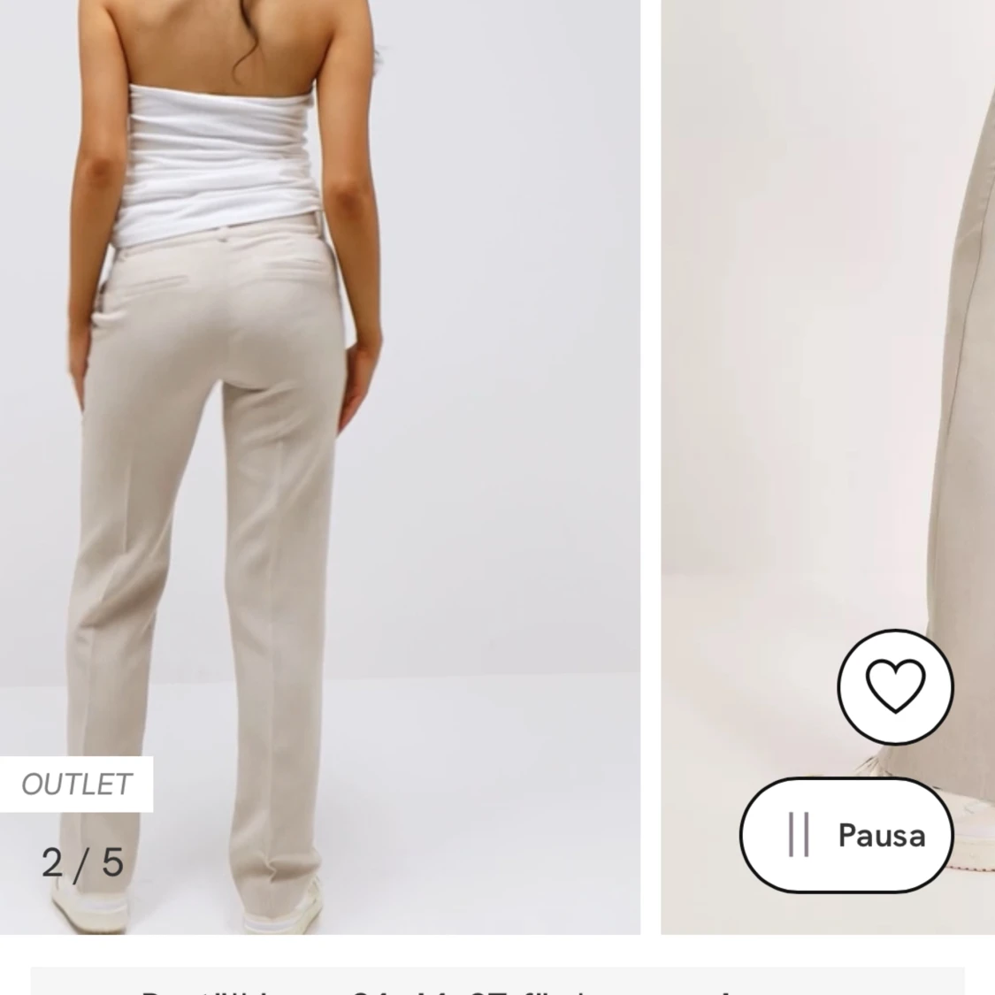 Nelly kostymbyxor  - 90