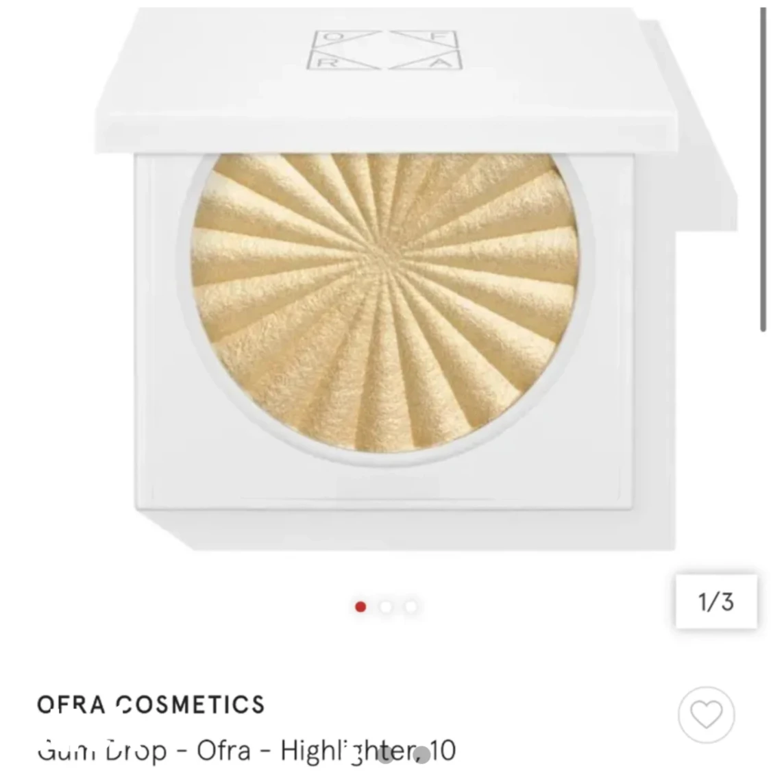 Ofra gum drop 10 highlighter đ