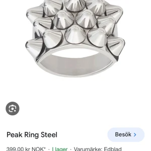 Edblad ring  - Edblad ring silver stolek M, säljer för jag ha bytt till guld 