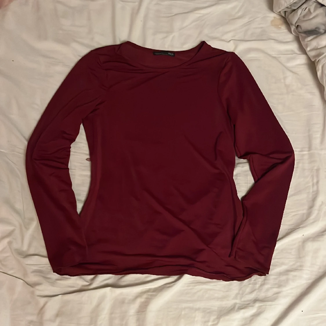 Röd långärmad tröja