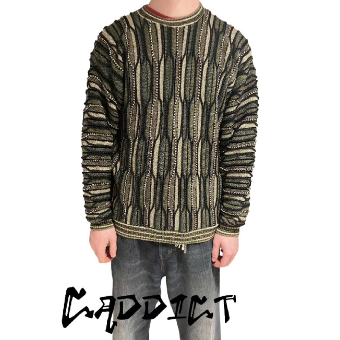 Mönstrad Tröja - 90