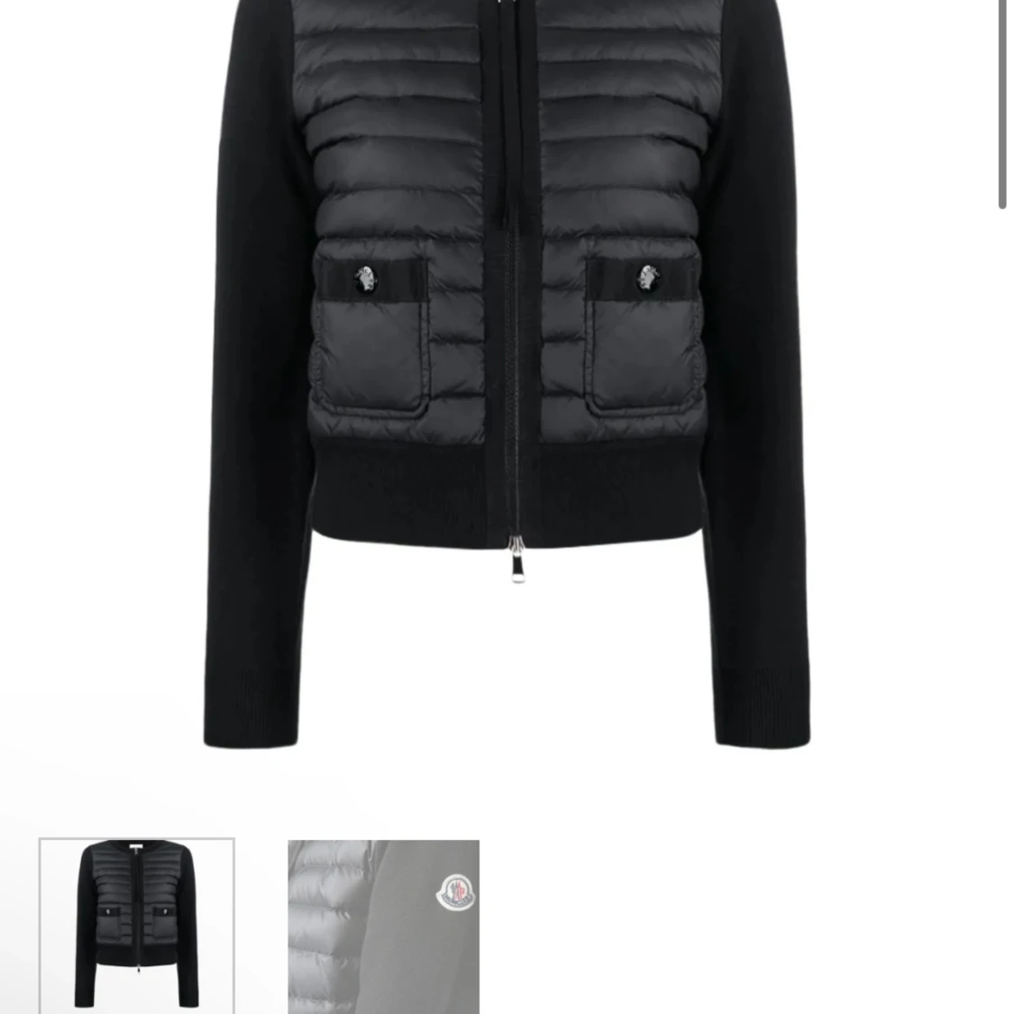 Monclear cardigan svart (dam) - 90