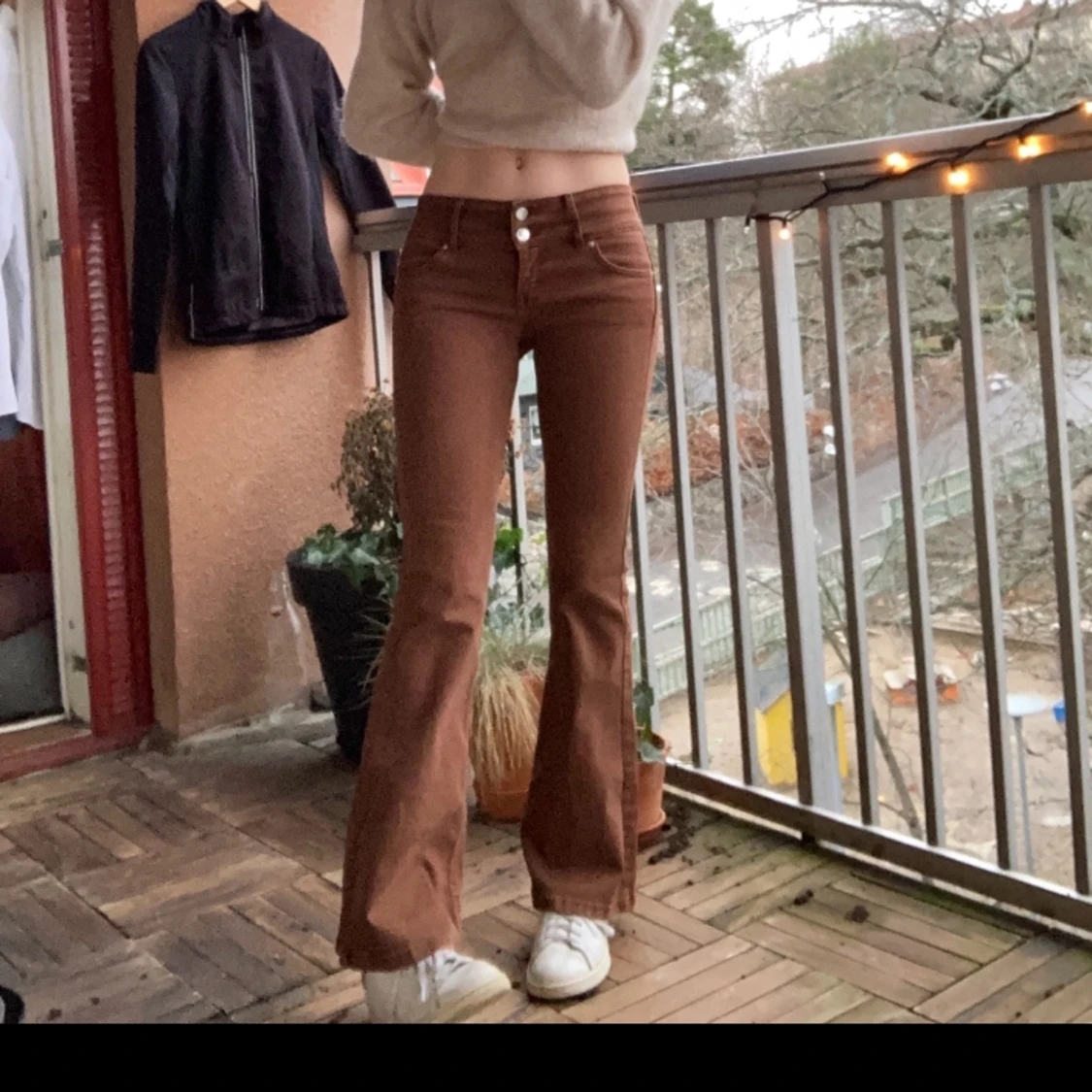 Lågmidjade bootcut jeans