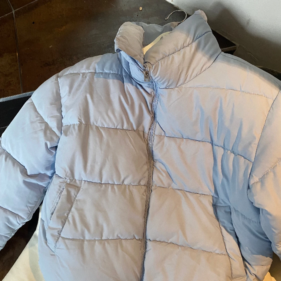 Blå vinter jacka med prislappen kvar  - 91
