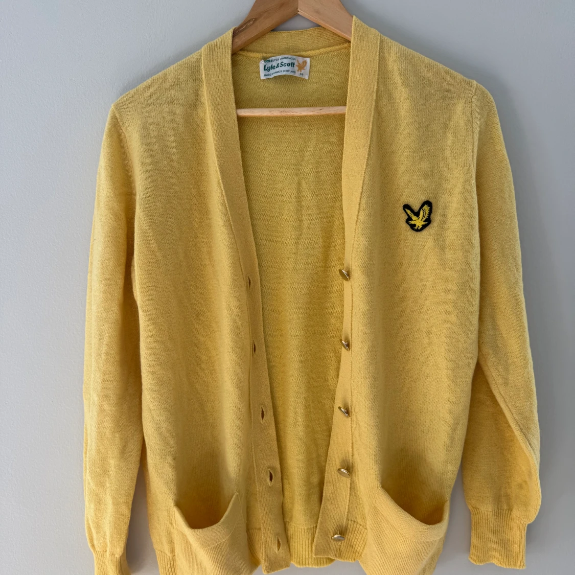 Lyle & scott kofta knappar fickor - 90